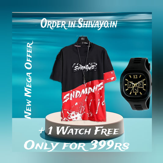 Buy Tshirt Get Watch Free